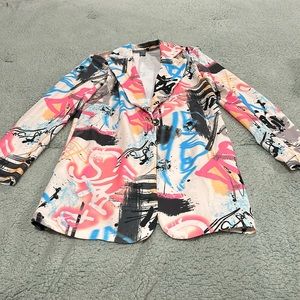 Polyester blazer. Size XS